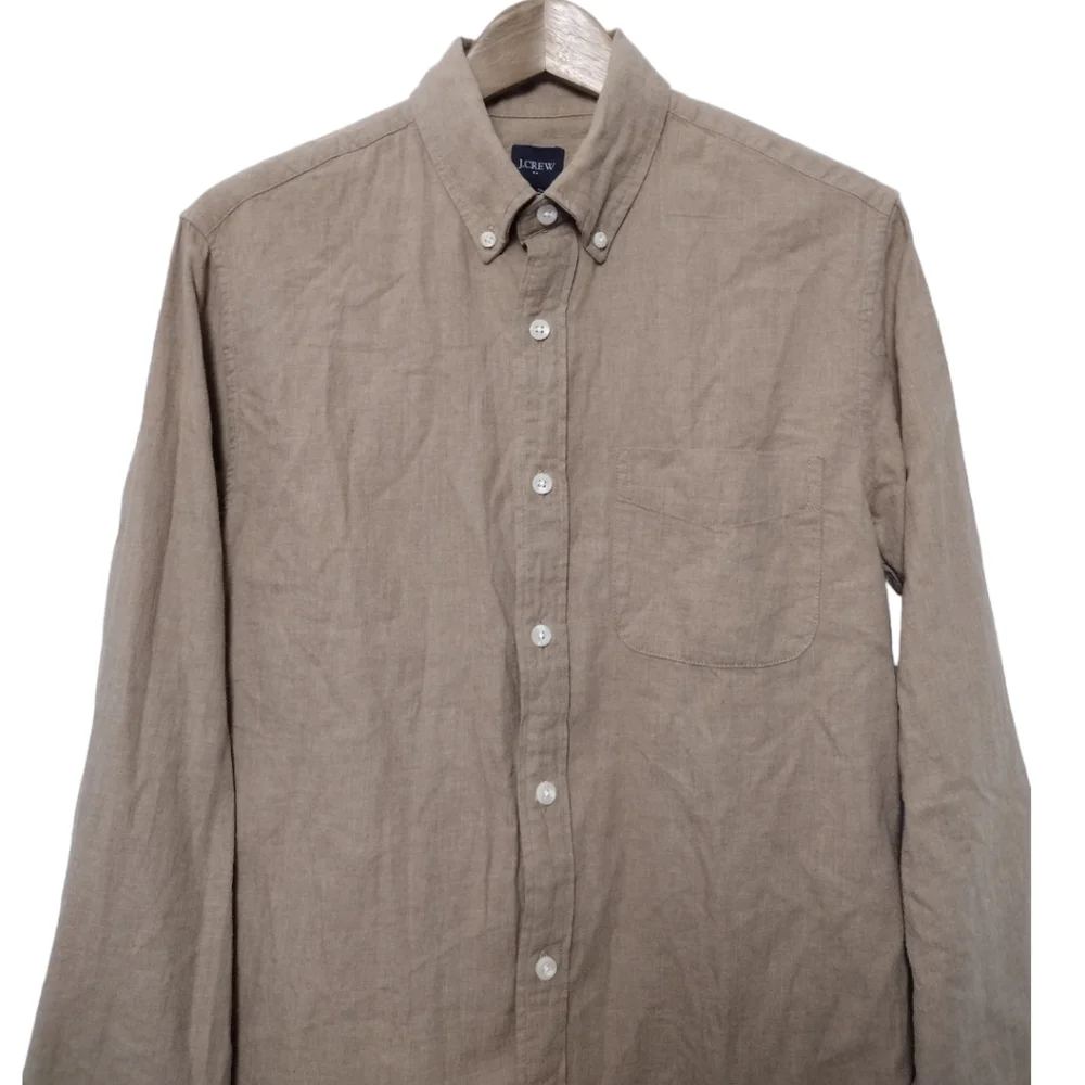 J.Crew Solid Brushed Twill Shirt